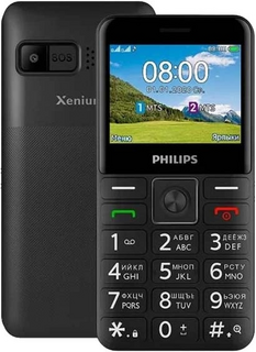 Мобильный телефон Philips Xenium E207 32Mb черный моноблок 2Sim 2.31" 240x320 Nucleus 0.08Mpix GSM900/1800 FM microSD max32Gb