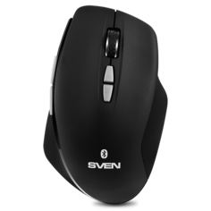 Мышь Wireless Sven RX-590SW SV-018375 черная, бесш. кл., Bluetooth, 2,4GHz, 6+1кл., ST, 800-1600DPI