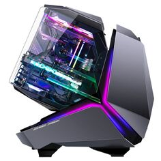 Корпус ATX JONSBO MOD5 Gray без БП, боковая панель из закаленного стекла, серый