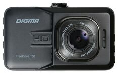 Видеорегистратор автомобильный Digma FreeDrive 108 FD108S черный (393026)