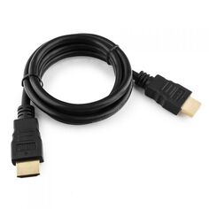 Кабель интерфейсный HDMI-HDMI Cablexpert CC-HDMI4-5 1.5м, v2.0, 19M/19M, черный, позол.разъемы, экран, пакет