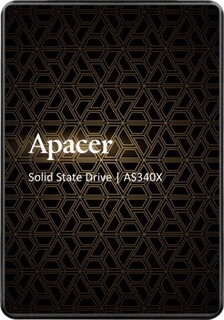 Накопитель SSD 2.5 Apacer AP480GAS340XC-1 AS340X 480GB SATA 6Gb/s 3D NAND TLC 550/520MB/s MTBF 1.5M 280TBW