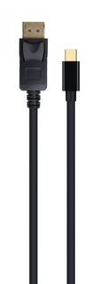 Кабель интерфейсный mini DisplayPort-DisplayPort Cablexpert CCP-mDP2-6 20M/20M, v.1.2, 4K, 1.8м, черный, позол.разъемы, пакет