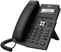 Телефон VoiceIP Fanvil X1SG 2xEthernet 10/100/1000, LCD 128x48, 2 аккаунта SIP, G722, Opus, Ipv-6, порт для гарнитуры, книга на 1000 записей,блок пита