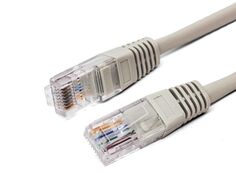 Кабель патч-корд U/UTP 5e кат. 3м Filum FL-U5-3M 26AWG(7x0.16 мм), омедненный алюминий (CCA), PVC, серый