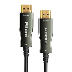 Кабель интерфейсный HDMI Filum FL-AOC-HDMI2.0-40M активный, оптический, 40 м, 4K/60HZ,  v.2.0, ARC, 19M/19M, черный,  коробка