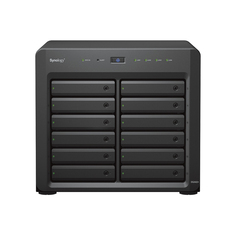 Сетевое хранилище Synology DS2422+ 12x3.5/2.5" HDD SATA, RAID0/1/5/6/10, 4xRJ-45 1GbE LAN, 2xUSB 3.2 Gen1, без HDD