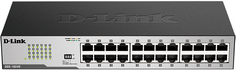 Коммутатор неуправляемый D-link DGS-1024D/I2A 24x10/100/1000Base-T, Auto-sensing, Stand-alone, 19"