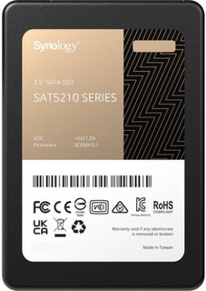 Накопитель SSD Synology SAT5210-480G 480GB, 530/500Mb/s, IOPS 96K/55K, MTBF 1,5M