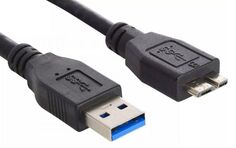 Кабель интерфейсный Buro MK30-AM-1.5 micro USB 3.0 B (m) USB A(m) 1.5м черный 1518719