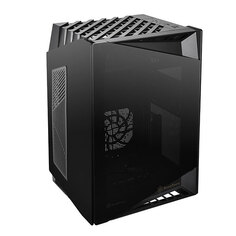 Корпус mini-ITX SilverStone LD03-AF SST-LD03B-AF черный, без БП, с окном, USB 3.0, USB Type-C, audio