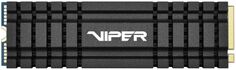 Накопитель SSD M.2 2280 Patriot Memory VPN110-512GM28H Viper VPN110, 512GB, PCI-E x4, 3D TLC, 3100/2300 MB/s, 500K/500K IOPS