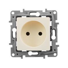 Розетка Legrand 672320 Etika - 2К, немецкий стандарт, 16 А, 250 В~, слоновая кость