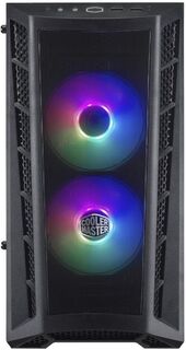 Корпус mATX Cooler Master MasterBox MB311L ARGB MCB-B311L-KGNN-S02 черный, без БП, боковая панель из закаленного стекла, 2*USB 3.2, audio