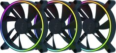 Вентилятор для корпуса Razer Kunai Chroma RGB RC21-01810200-R3M1 140х140х25mm, 1600rpm, 15-30dBA, 34.48-81 CFM, 4pin