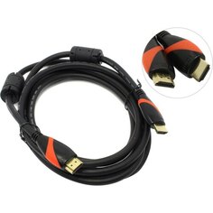 Кабель интерфейсный HDMI-HDMI VCOM CG525D-R-3.0 19M/M ver. 2.0, 2 фильтра, 3м