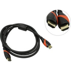 Кабель интерфейсный HDMI-HDMI VCOM CG525D-R-1.8 19M/M ver. 2.0, 2 фильтра, 1.8м