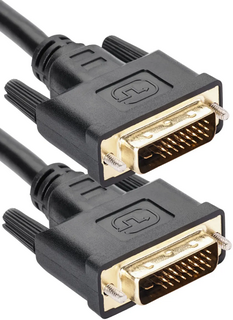 Кабель интерфейсный DVI-DVI VCOM VDV6300-3M Dual Link (25M-25M), 2 фильтра, 3м