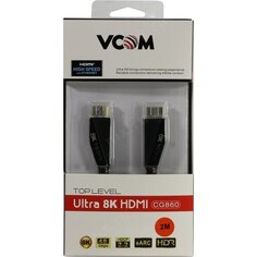 Кабель интерфейсный HDMI-HDMI VCOM CG860-2M 19M/M, ver. 2.1, 8K/60Hz 2м
