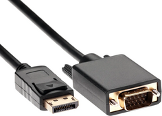 Кабель интерфейсный DisplayPort-VGA VCOM CG607-1.8M M/M 1,8м