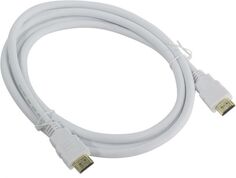 Кабель интерфейсный HDMI-HDMI Aopen/Qust ACG711W-1M 19M/M ver 2.0, 1м, белый