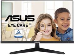 Монитор 23,8" ASUS VY249HE 1920x1080, 1ms MPRT, 250cd/㎡, IPS, HDMI, VGA, 3.5mm jack, FreeSync, Eye Care+, Low Blue Light, Flicker Free, Vesa