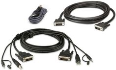 Комплект Aten 2L-7D03UDX5 кабелей USB, DVI-D Dual Link для защищенного KVM-переключателя (3м)