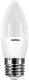 Лампа светодиодная Camelion LED12-C35/865/E27 12Вт/100Вт, E27, 170-265В, 6500К, 1010лм, свеча (13692)