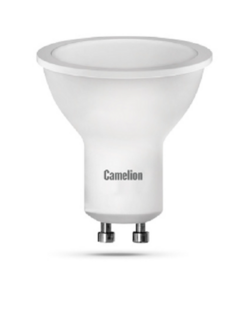 Лампа светодиодная Camelion LED7-GU10/830/GU10 7Вт/60Вт, GU10, 170-265В, 3000К, 490лм, рефлектор (11654)