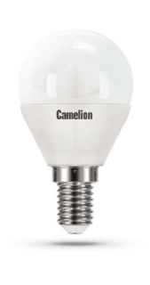 Лампа светодиодная Camelion LED7-G45/845/E14 7Вт/60Вт, E14, 170-265В, 4500К, 590лм, шар (12071)
