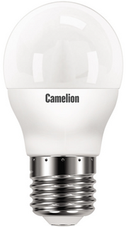 Лампа светодиодная Camelion LED10-G45/830/E27 10Вт/90Вт, E27, 170-265В, 3000К, 830лм, шар (13566)