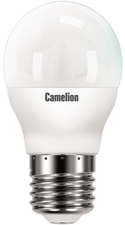 Лампа светодиодная Camelion LED10-G45/845/E27 10Вт/90Вт, E27, 170-265В, 4500К, 840лм, шар (13568)