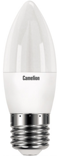 Лампа светодиодная Camelion LED10-C35/845/E27 10Вт/90Вт, E27, 170-265В, 4500К, 840лм, свеча (13562)