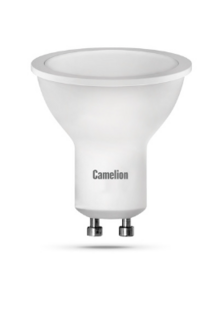 Лампа светодиодная Camelion LED5-GU10/830/GU10 5Вт/50Вт, GU10, 170-265В, 3000К, 405лм, рефлектор (10956)