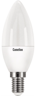 Лампа светодиодная Camelion LED10-C35/845/E14 10Вт/90Вт, E14, 170-265В, 4500К, 840лм, свеча (13561)