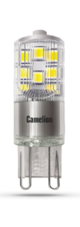 Лампа светодиодная Camelion LED5-G9-NF/830/G9 5Вт/40Вт, G9, 207-244В, 3000К, 410лм, капсула (13704)