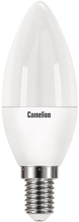 Лампа светодиодная Camelion LED12-C35/865/E14 12Вт/100Вт, E14, 170-265В, 6500К, 1010лм, свеча (13691)
