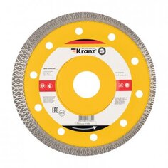 Диск KRANZ KR-90-0141 алмазный отрезной ультратонкий 125x22.2x1.4x10 мм