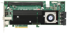 Контроллер Areca ARC-1883ix-16 PCIe 3.0 x8 LP, SAS/SATA 12G, RAID 0,1,5,6,10,50,60, 20port (4*int SFF8643 + 1*ext SFF8644), Cache 2GB (up to 8GB), RTL