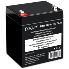 Батарея Exegate DTM 1205 ES255175RUS (12V 5Ah, клеммы F1)