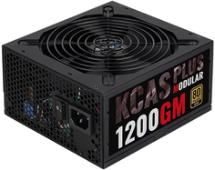 Блок питания ATX AeroCool KCAS Plus 1200GM 4718009151987 1200W модульный, 80Plus Gold, (20/24+4/8+6/8pin, вент d120мм)