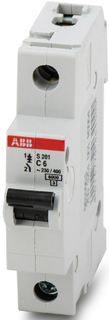 Автоматический выключатель ABB 2CDS251001R0064 S201 1P 6А (С) 6kA