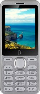 Мобильный телефон F+ S286 Silver 2.4, 32/32MB, up to 16GB flash, 0,3Mpix, MicroUSB, 1000mAh