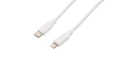 Кабель USB 2.0 Filum FL-C-U2-CM-LM-1M-W, 1 м., белый, 3 А, разъемы: USB Type С male - Lightning male, пакет.