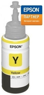 Контейнер Epson C13T67344A для принтера L800 с жёлтыми чернилами