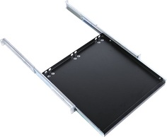 Полка для клавиатуры ЦМО ТСВ-К4 с телескопическими направляющими, регулируемая глубина 580-620 мм,черная [ ТСВ-К4 ]
