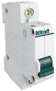 Автоматический выключатель DEKraft 11058DEK ВА-101 - 1P, тип хар-ки C, 40 А, 230 В AC, 4.5кА