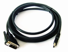 Кабель интерфейсный HDMI-DVI Kramer 19M/25M 97-0201025 7.6м, позолоченные штекеры, черный C-HM/DM-25