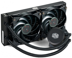 Система охлаждения жидкостная Cooler Master MasterLiquid Lite 240 MLW-D24M-A20PW-R1 All Socket алюминий 120mm 650-2000rpm 6-30дБ 4-pin PWM BOX