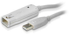 Кабель Aten UE2120 USB, A>A/A-A, Male-Female, 4 провода, опрессованный, 12 м